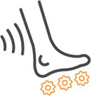 Airbags et massage des pieds